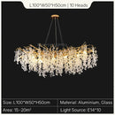 GobekUsa Gold Tree Branch Chandelier: Elegant European Style Pendant Light for Home Decor