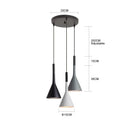 GobekUsa LED Chandeliers: 3 Pendant Lights Kitchen Dining Room Art Decor Hanging Lamp