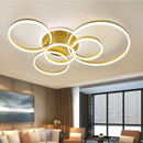GobekUsa Gold LED Chandelier for Living Study Room Indoor Lighting Luminaire