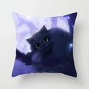 GobekUsa Cat Printed Pillowcase Modern Living Room Sofa Cushion Cover Home Decor
