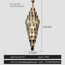 GobekUsa Crystal Chandelier for Luxe Modern European Villa Decor