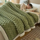 GobekUsa Cozy Flannel Fleece Blanket for Warm Autumn Winter Sleep