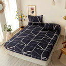 GobekUsa Geometric Figure Sheet Set with 2 Pillowcases for Bedroom All Seasons