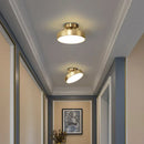 GobekUsa Copper Chandelier: Modern LED Ceiling Lamp for Aisle, Living Room, Bedroom Decor