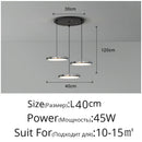 GobekUsa Black Finish LED Pendant Lights for Home Decoration Indoor Lighting