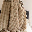 GobekUsa Luxe Faux Fur Winter Blanket: Premium Warmth & Comfort for Bed or Sofa