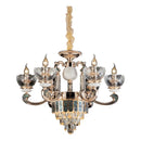 GobekUsa Crystal Dining Room Chandelier: Elegant European Style Living Room Lamp, Bedroom Decor
