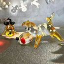 GobekUsa Crystal Cartoon Puppy Figurine Table Decor - Girl's Favorite Xmas Gift