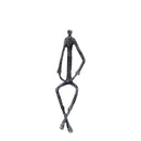 GobekUsa Abstract Metal Human Sculpture Cast Iron Black Person Desktop Ornament