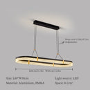 GobekUsa LED Ceiling Pendant Lights Modern Minimalist Chandelier for Living Room Dining Table Decor