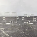 GobekUsa Crystal Geometric Puzzle Glass Sculpture Home Decor Figurine