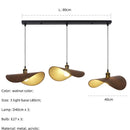 GobekUsa Hat Pendant Light: Retro Minimalist E27 LED Hanging Lamp for Dining Room