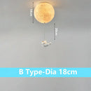 GobekUsa Astronaut Bubble Chandelier Light - Moonlight Bedroom Ceiling Lamp