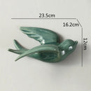GobekUsa Flying Bird Ceramic Wall Ornament Simulation Room Decoration Indoor Accent