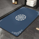 GobekUsa Chinese Style Diatom Mud Entry Door Mat - Super Absorbent & Anti-Slip