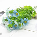 GobekUsa Daisy Bouquet Green Plant Synthetic Flowers Set for Home Decor & Weddings