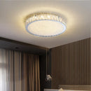 GobekUsa Crystal LED Ceiling Lamp: Luxury Golden Glossy Lighting Fixture for Living Room