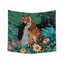 GobekUsa 3D Print Tiger Linen Blanket: Soft Warm Throw & Tapestry