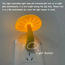 GobekUsa LED Mushroom Night Light for Home Decoration and Bedroom, Light-controlled Sensor