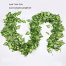 GobekUsa 12pcs 2.2M Ivy Green Garland String Wall Decoration Artificial Plants