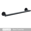 GobekUsa Brushed Gold Bathroom Hardware Set: Towel Bar, Paper Holder, Robe Hook