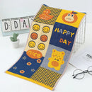 GobekUsa Kawaii Cartoon Cats Gauze Cotton Hand Towel - Set of 3