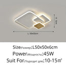 GobekUsa LED Chandeliers Modern Indoor Lighting Dimmable Luster Fixture for Home Decor