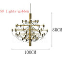 GobekUsa LED Candle Chandelier: Elegant Italian Design Pendant Light for Home Decor