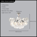 GobekUsa Glass Balls Ceiling Pendant Lights Minimalist Living Room Chandelier Shop Bar Decor