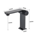 GobekUsa Black Gold Basin Faucet Deck Mounted Mixer Tap for Modern Bathroom Sink