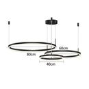 GobekUsa Gold Ring Pendant Lights Circle Acrylic LED Ceiling Lamp