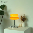 GobekUsa Bauhaus Glass Table Lamp | Modern Desktop Decoration for Home, Bedroom, Living Room