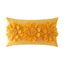 GobekUsa Handmade Flower Cushion Cover - Elegant Home Decor Pillows