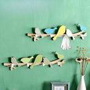 GobekUsa Birds Coat Rack: Creative Wooden Hook Rail for Home Decor