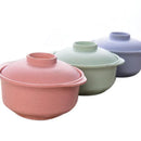 GobekUsa Japanese Style Instant Noodle Rice Bowl with Lid - Healthy Tableware
