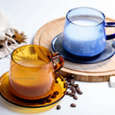 GobekUsa 350ml Glass Coffee Mug Tea Juice Cup Heat Resistant Durable High Borosilicate