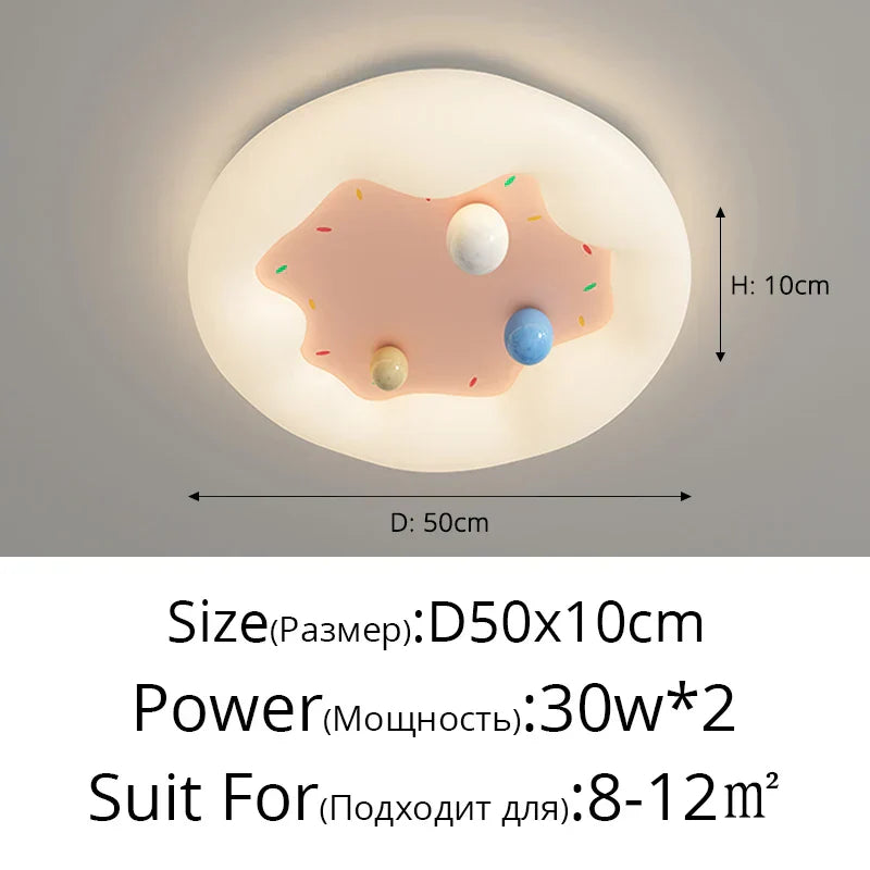 GobekUsa Kids Room Chandelier Remote Dimable Ceiling Lights, photo 10 of 10