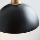 GobekUsa LED Wall Light Fixture Modern Black Wood Copper Sconce