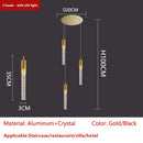 GobekUsa Crystal LED Ceiling Chandelier for Luxury Home Décor