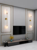 GobekUsa Gold Metal Wall Light: Nordic Style Bedroom Bedside Lamp for Modern Living Room Decor