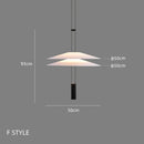GobekUsa Circular Pendant Light: Modern Minimalist Hanging Lamp for Living Room, Dining, Bar