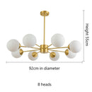 GobekUsa Glass Ball Pendant Lights: Modern LED Hanging Lamp for Home, Restaurant, Bar, and Cafe