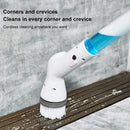 GobekUsa Electric Spin Cleaner + 6 Brush Heads - Turbo Scrub for Kitchen, Bathroom & Floors