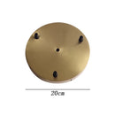 GobekUsa Brass Ceiling Plate Iron Pendant Lamp Bases - DIY Round Chassis Kit