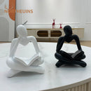 GobekUsa Abstract Resin Book Figurines for Home Office Decor