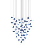 GobekUsa Crystal Cube Pendant Light: Modern Designer Chandelier for Home & Hotel Settings