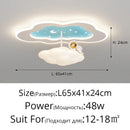 GobekUsa Cloud Airplane Chandelier Kids Bedroom Ceiling Light Fixtures