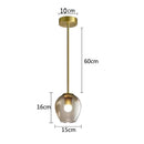 GobekUsa Black Gold Glass Wall Lamps for Modern Home Decoration Lighting