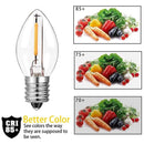 GobekUsa Dimmable LED Night Light Bulbs: E12 E14 Base, 0.5W, Warm White 2700K