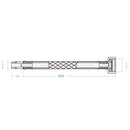 GobekUsa 60cm Stainless Steel Flexible Plumbing Pipes for Cold Hot Mixer Faucet Water Supply